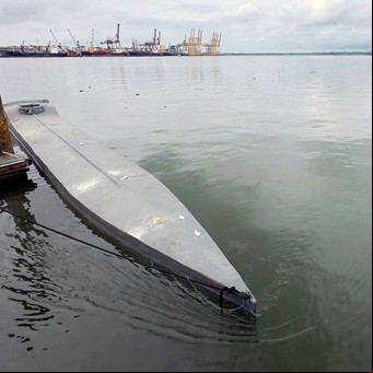 Ecuador y Colombia incautan dos narcosubmarinos con casi cuatro toneladas de cocaína