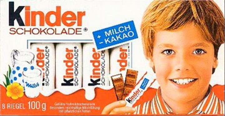 Euringer fue el niño de Kinder desde 1973 hasta 2005.
