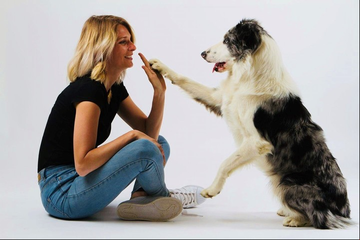 Laura crió a Messi desde que era cachorro. Foto: gentileza Laura Martin