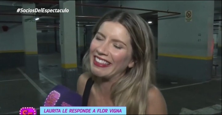 Laurita Fernández se diferenció de Vigna: "Trabajé con Cabré y no puedo decir nada negativo de él". Captura TV.