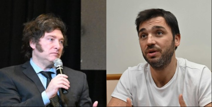 Javier Milei e Ignacio Torres, gobernador de Chubut.