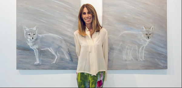 Mercedes Larreta y una vorágine de color suspendido