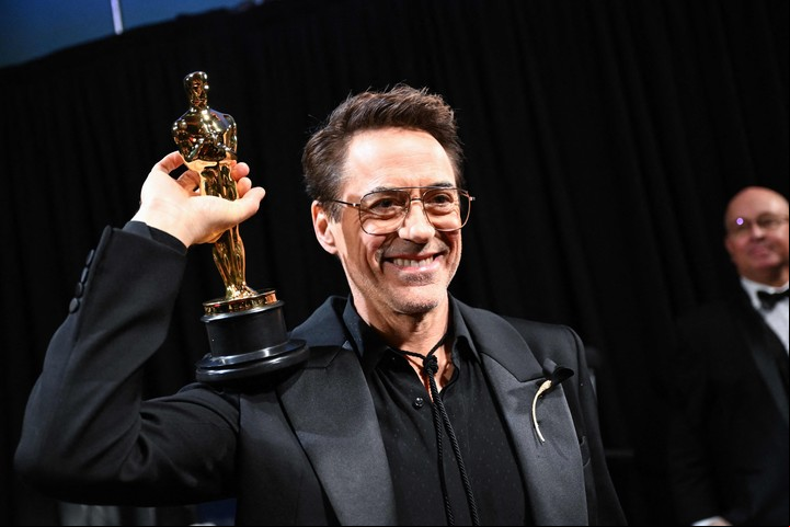 La tercera fue la vencida para Robert Downey Jr. Foto AFP