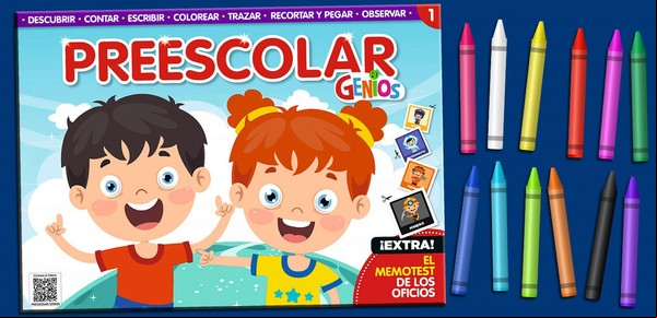 Llega Preescolar Genios, una publicación para los chicos que empiezan a escribir