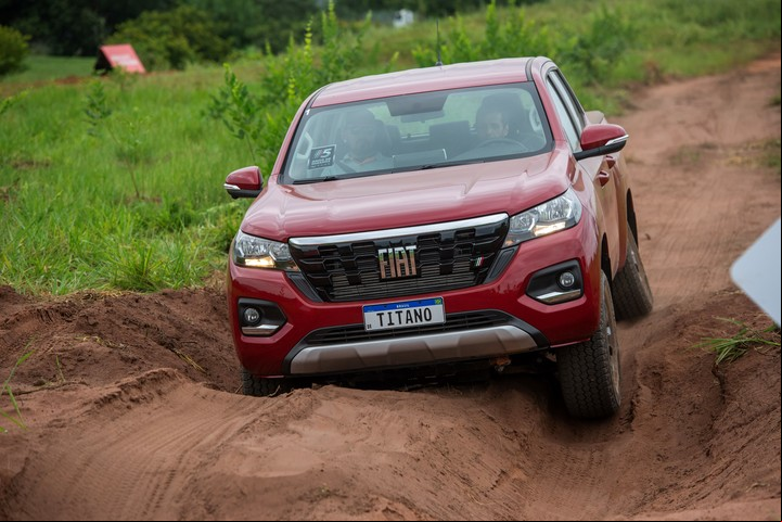 La Fiat Titano mostró un buen rendimiento fuera del asfalto.