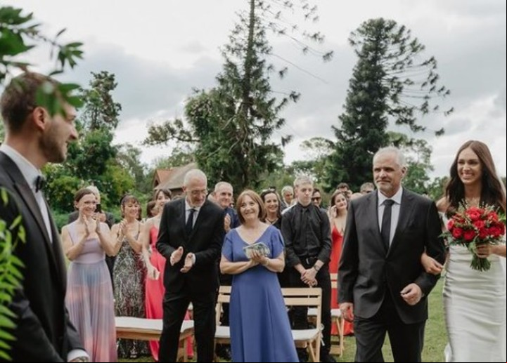La boda de los influencers Hernan Regiardo y Samantha Trottier. Foto Consuelo Juncosa.