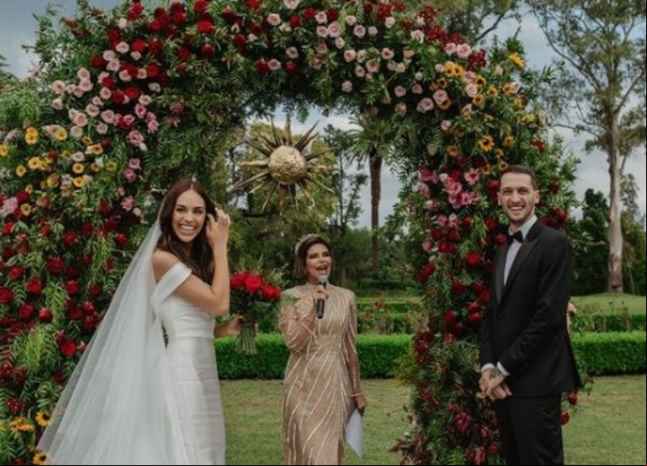 La boda de los influencers Hernan Regiardo y Samantha Trottier. Foto Consuelo Juncosa.