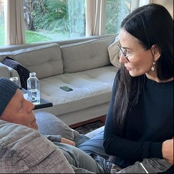 El emotivo posteo que le dedicó Demi Moore a Bruce Willis por su cumpleaños: "Te amamos"