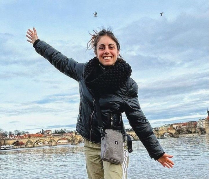 La emprendedora disfrutando de un día de sol en Barcelona, España. Foto: @ing_secreto, Instagram.