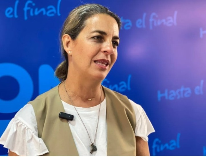 Magalli Meda, refugiada en la embajada argentina de Caracas.