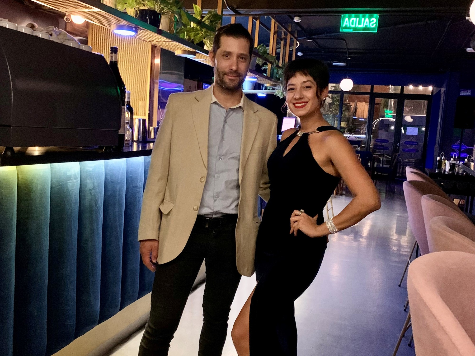 Pablo Cavarra y Laila Tame, fundadores de este proyecto de arte culinario. Foto gentileza.