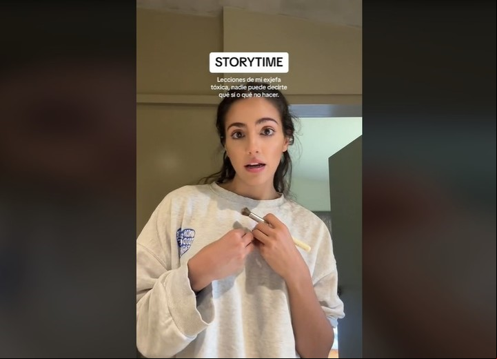 Situación. La joven contó la historia a través de TikTok. Foto: captura/@condoble_ene.