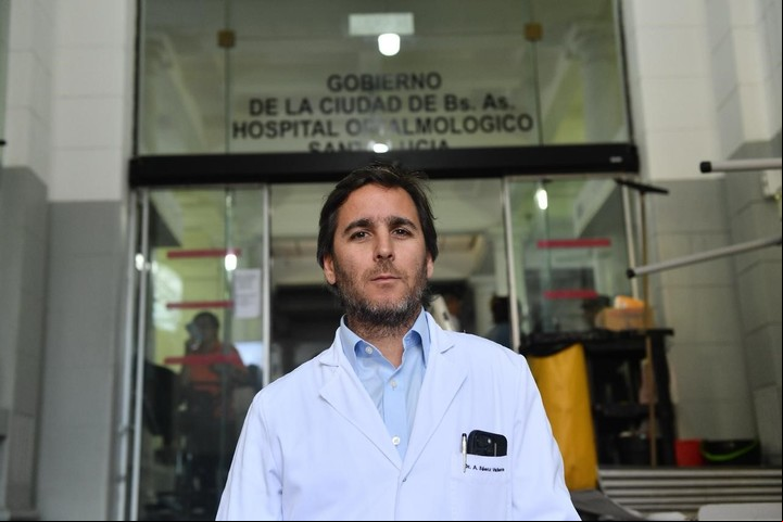 "Agregar esta técnica es muy bueno tanto para el servicio como para los pacientes", afirmó Sáenz Valiente. Foto Gentileza GCBA/Mauro Alfieri.
