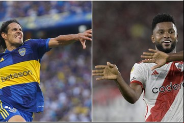 River vs Boca, por la Copa de la Liga: Borja y Cavani, dos delanteros tope de gama para gritar goles en un Superclásico especial