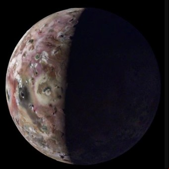 La NASA fotografió por primera vez el Polo Sur de la luna Io de Júpiter