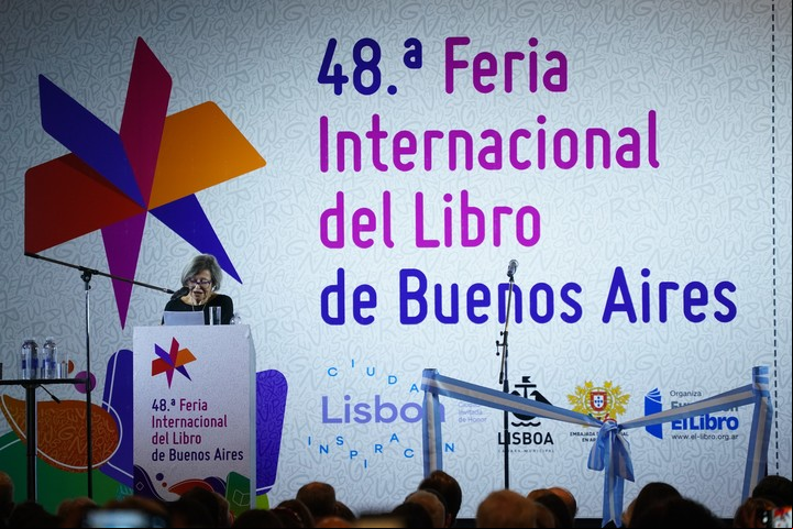 La escritora Liliana Heker inauguró la Feria del libro. Foto Juano Tesone.