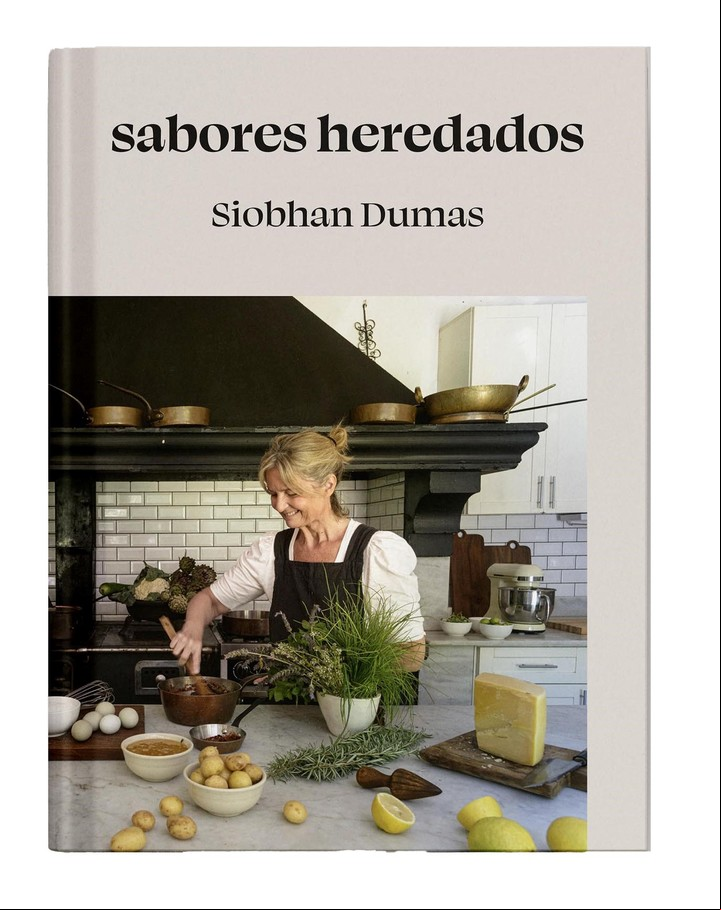 La tapa de "Sabores heredados", el libro que escribió Siobhan Dumas. Foto India Ediciones