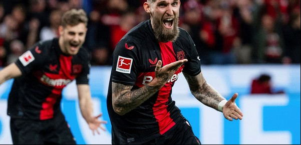 Bayer Leverkusen en modo "Terminator": volvió a salvar su invicto en el último minuto y estiró a 46 partidos su récord