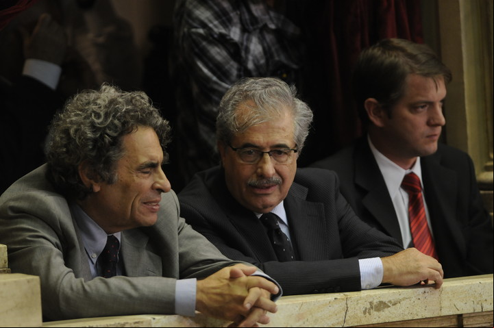 Eduardo Jozami en la inauguración del periodo sesiones ordinarias 2012 de la asamblea legislativa.
Foto: Pepe Mateos