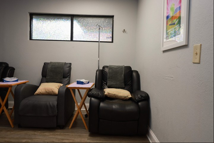 Cuarto de recuperación en una clínica para mujeres en Florida. Foto: AFP