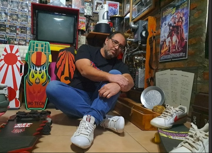 Germán Schmidl, fan de "Volver al futuro".