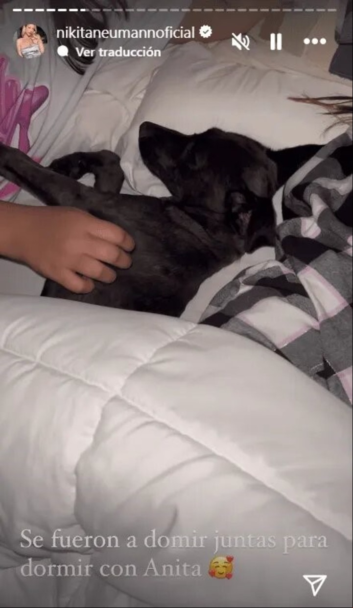 Anita se adaptó a la casa. Instagram