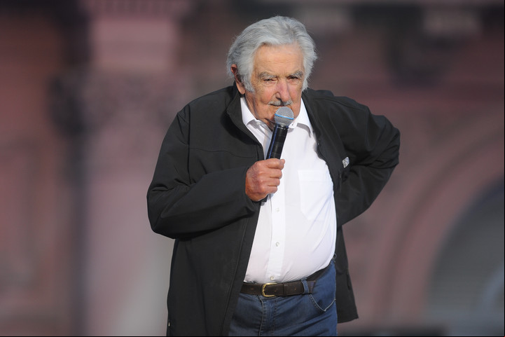 Mujica en Plaza de Mayo. Foto: Juano Tesone