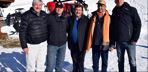 La inesperada foto de Sergio Berni y Daniel Scioli en el Cerro Catedral: "Es un compañero"