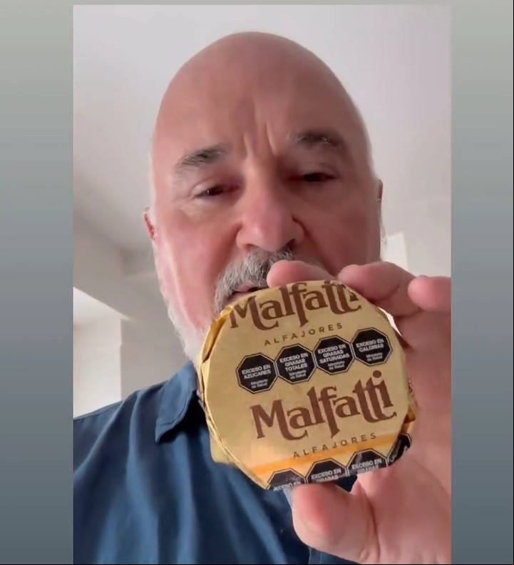 A Osvaldo Gross le gustó mucho el chocolate que utilizan.