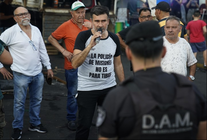 Ramón Amarilla vocero Policía Misiones. Foto: Fernando de la Orden