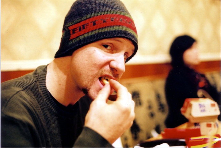 Morgan Spurlock, en "Super Size Me", documental por el que estuvo nominado al Oscar.