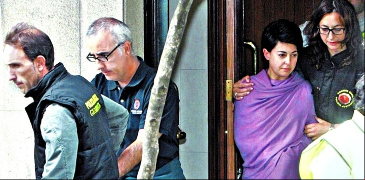 Alfonso Basterra y Rosario Porto, los padres de Asunta. Foto: EFE