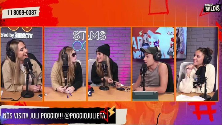Julieta Poggio reveló que está en una relación abierta. Captura YouTube