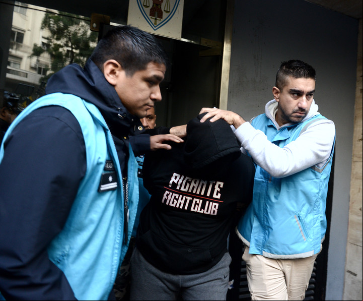 Indagatoria a Luis Abel Guzmán el asesino del peluquero. Foto: Luciano Thieberger