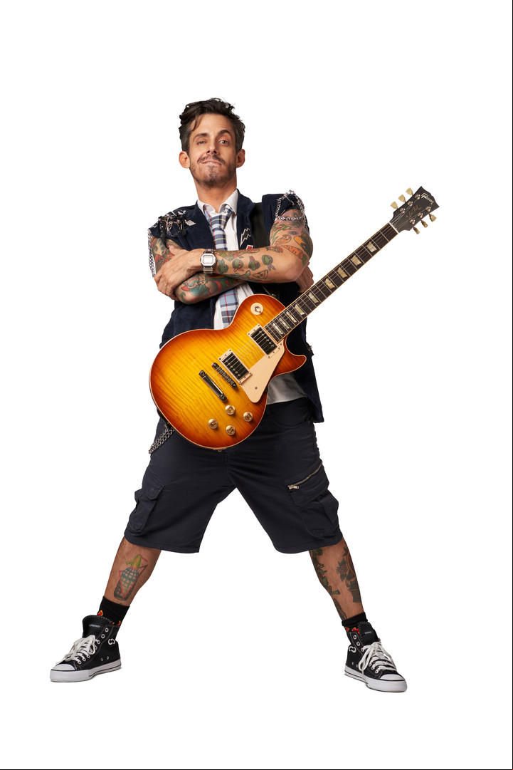 Agustín "Soy Rada" Aristarán, en su rol de falso profesor en "School of Rock".