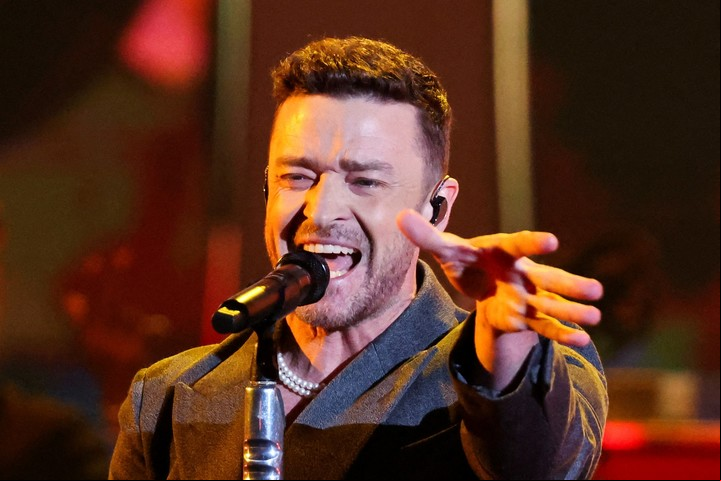 Justin Timberlake hará su primera visita a la Argentina en Lollapalooza 2025. Foto: Reuters
