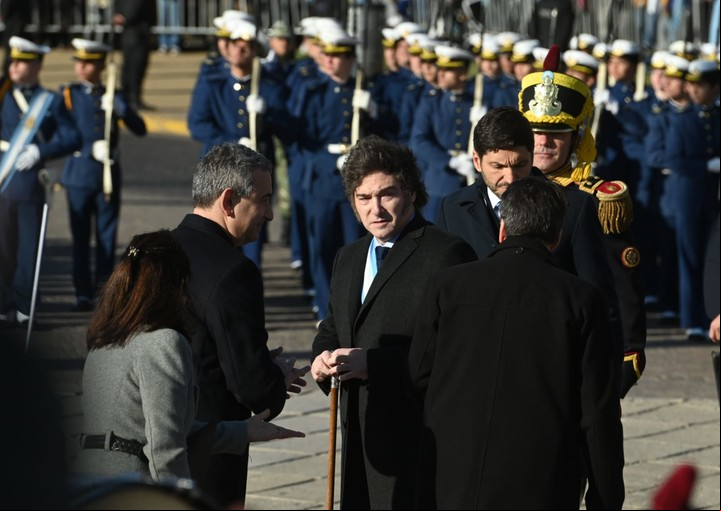 El Presidente Javier Milei en Rosario Foto: Sebastían Granatta