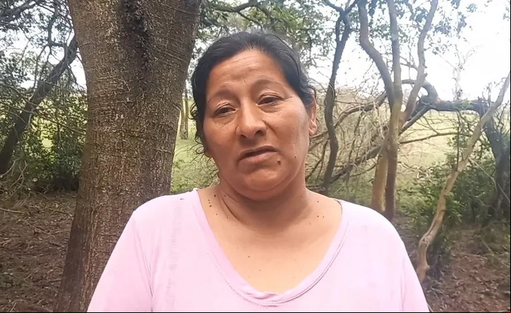 Laudelina Peña de Benítez, tía de Loan y pareja de Antonio Benítez, uno de los detenidos.