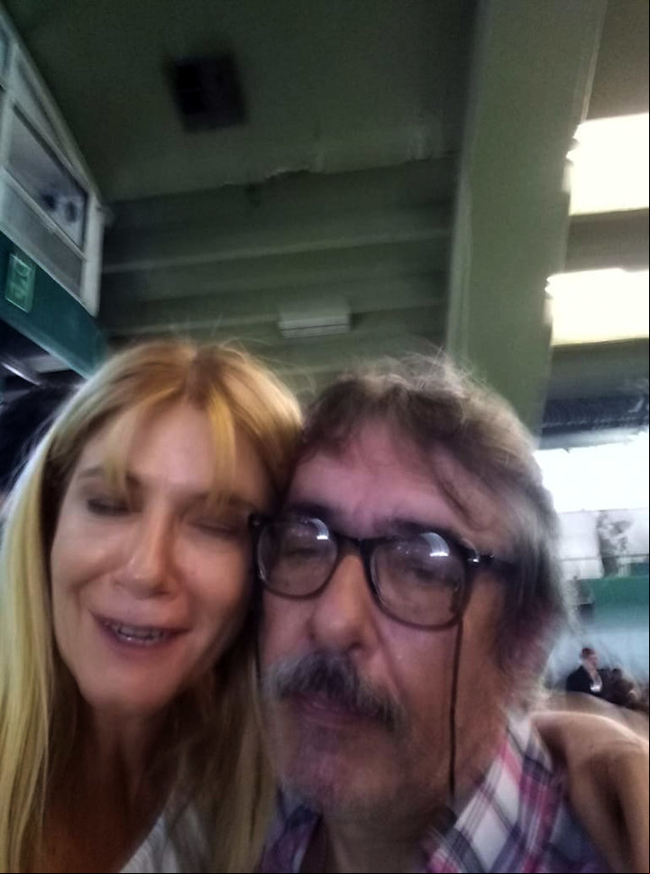 Verónica Magario y su asesor asesinado Carlos Fernández.