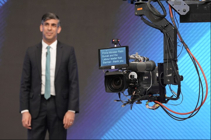El primer ministro conservador Rishi Sunak podría quedar fuera del Parlamento. Foto AP