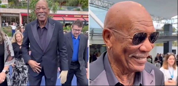 Con 87 años, Morgan Freeman reapareció en una alfombra roja y causó impacto por su aspecto físico