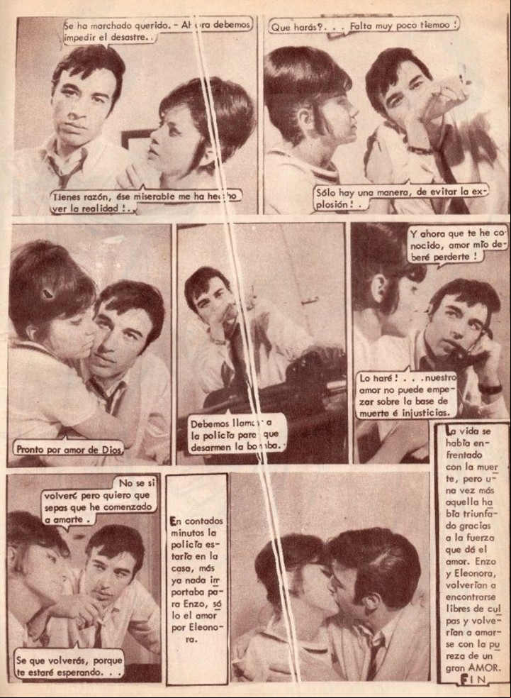 Sandro Fotos Inéditas. El intruso. Todo un hallazgo esta fotonovela que protagonizó en 1965 para la revista Circe. /Archivo Sandro
