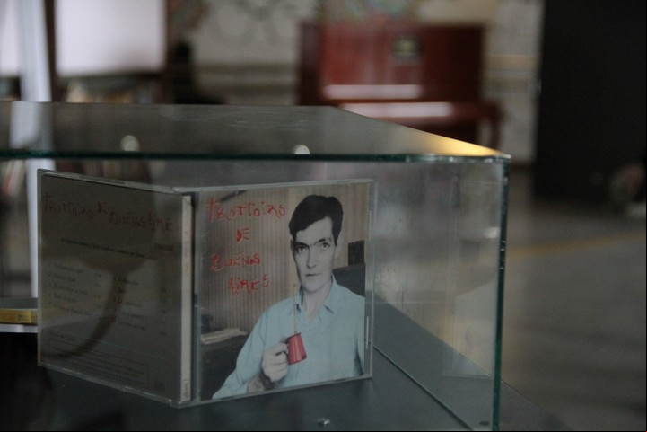 Cortázar, en el Espacio Cultural de la Biblioteca del Congreso de la Nación. Foto: prensa de la BCNAargentina
