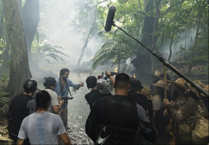 Rodaje de la serie Cien años de soledad, basada en la novela de Gabriel García Márquez. Foto: gentileza Netflix.
