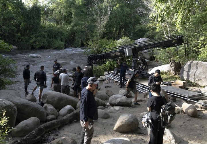 Rodaje de la serie Cien años de soledad, basada en la novela de Gabriel García Márquez. Foto: gentileza Netflix.