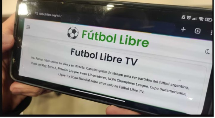 La plataforma de  a Fútbol Libre.