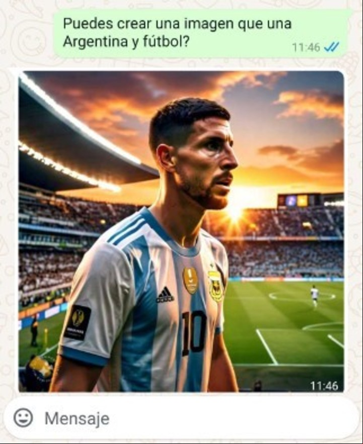 WhatsApp ahora puede crear imágenes gracias a Meta IA.
