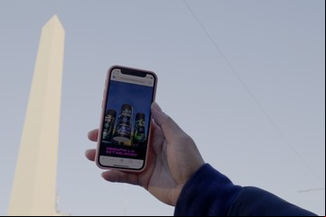 Así presentó Axe sus nuevas fragancias con una increíble experiencia de realidad aumentada en el Obelisco