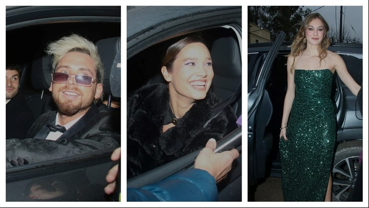 Así van llegando los invitados a la boda de Oriana Sabatini y Paulo Dybala. | Fotos: Movilpress