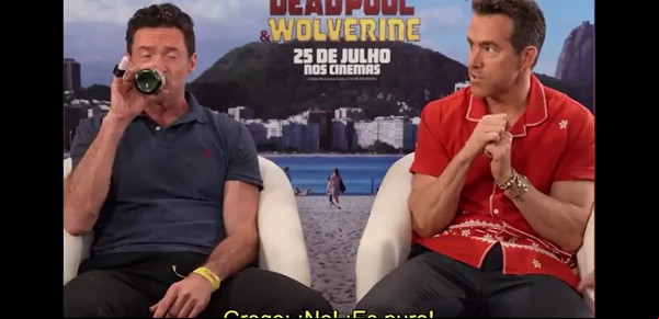 La increíble reacción de Ryan Reynolds y Hugh Jackman al probar fernet por primera vez: el video que se volvió viral